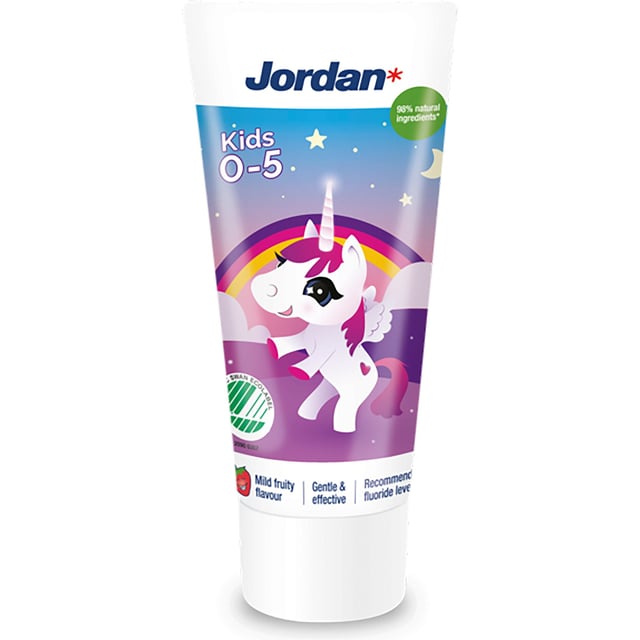 Jordan Kids tandkräm 0-5 år 50 ml | Baby, barn & förälder - Munvård för barn - Barntandkräm,Munvård - Tandkräm | Apoteka