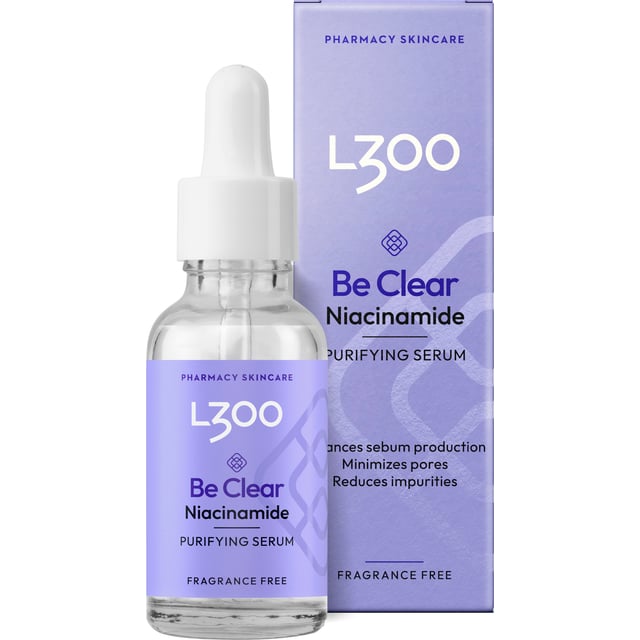 L300 Niacinamide Be Clear Purifying Serum 30 ml | Hudvård - Ansiktsvård - Serum - Niacinamidserum | Apoteka