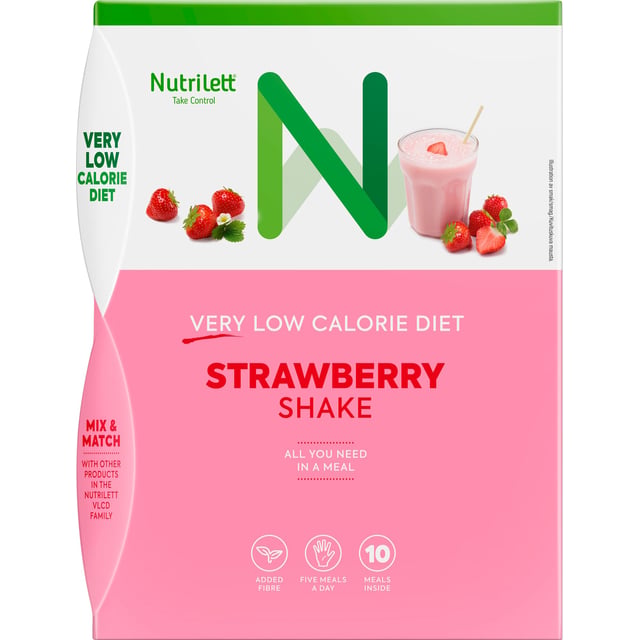 Nutrilett VLCD Strawberry Shake 10 st