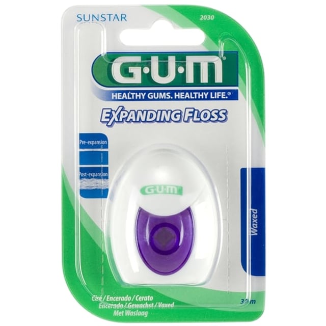 GUM Expanding Floss Tandtråd | Munvård - Mellanrumsrengöring - Tandtråd & byglar | Apoteka