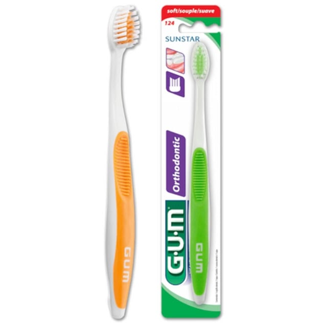 GUM Ortho Tandborste 1 st | Munvård - Tandborste - Manuell tandborste | Apoteka