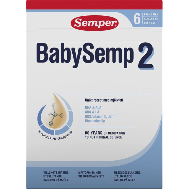 Semper BabySemp 2 Tillskottsnäring 800g