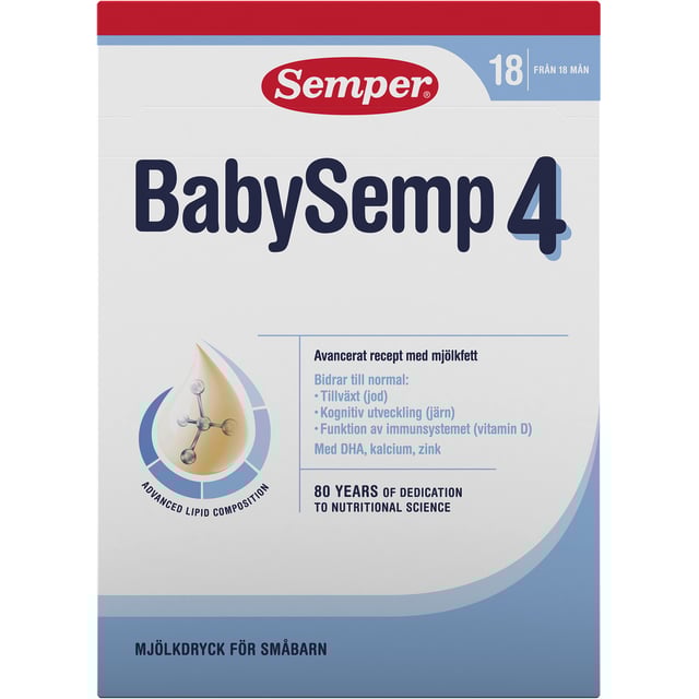 Semper BabySemp 4 Mjölkdryck 800g | Mat & dryck - Barnmat - Barndryck,Baby, barn & förälder - Barnmat - Barndryck | Apoteka