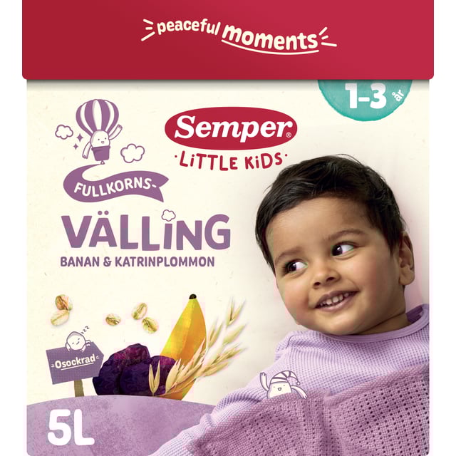 Semper Fullkornsvälling banan & katrinplommon 1-3 år 5 liter | Baby, barn & förälder - Barnmat - Välling | Apoteka