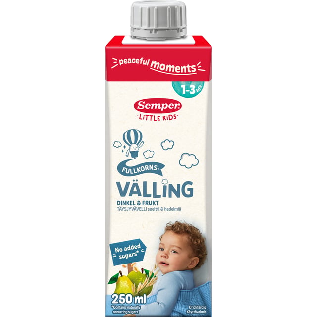 Semper Välling Dinkel Frukt | Mat & dryck - Barnmat - Välling,Baby, barn & förälder - Barnmat - Välling | Apoteka