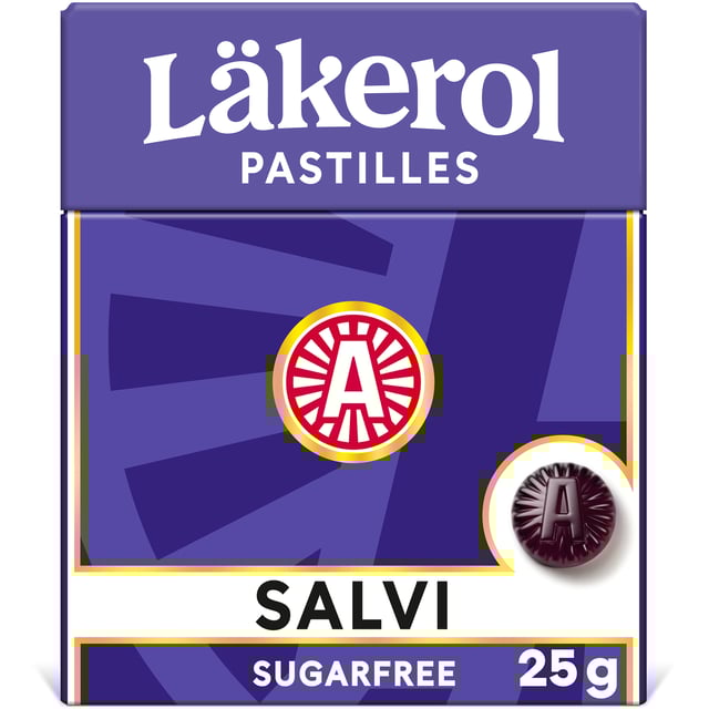 Läkerol Salvi 25 g | Mat & dryck - Snacks & godis - Halstabletter,Munvård - Dålig andedräkt | Apoteka