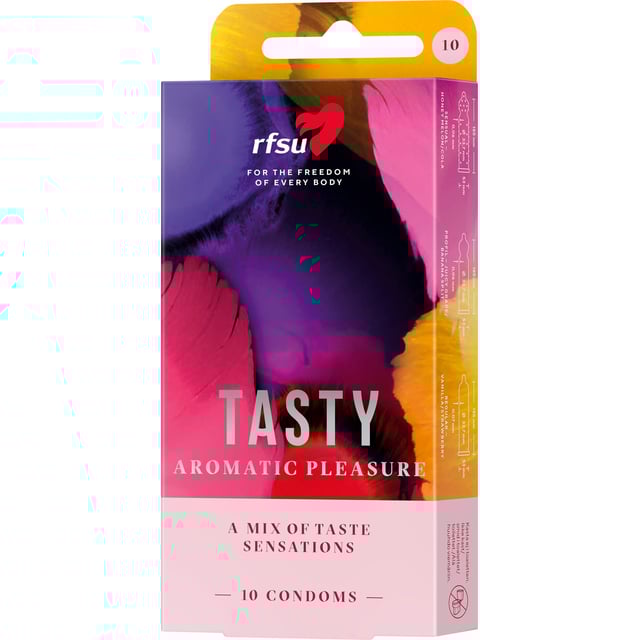 RFSU Tasty kondomer 10 st | Sex & lust - Preventivmedel - Kondomer | Apoteka