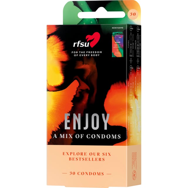 RFSU Enjoy kondomer 30 st | Sex & lust - Preventivmedel - Kondomer | Apoteka