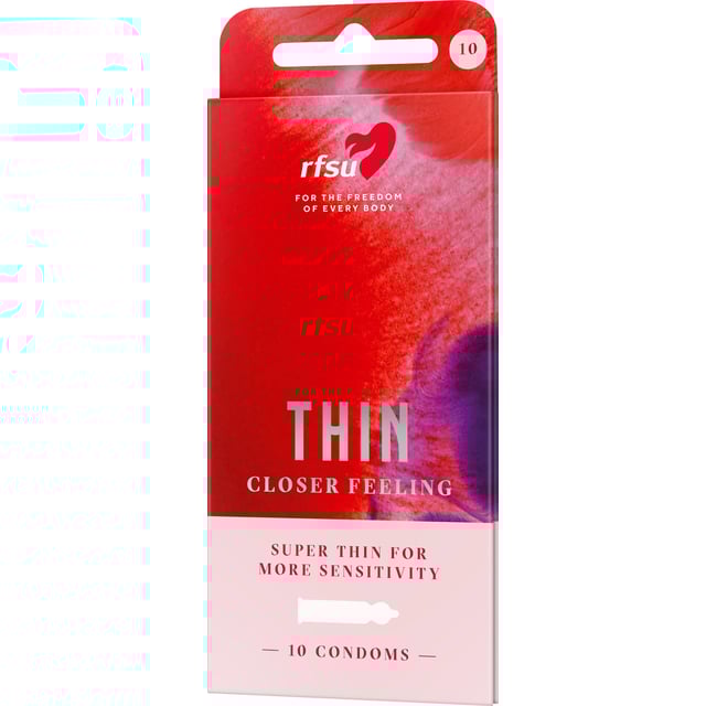 RFSU Thin kondomer 10 st | Sex & lust - Preventivmedel - Kondomer | Apoteka