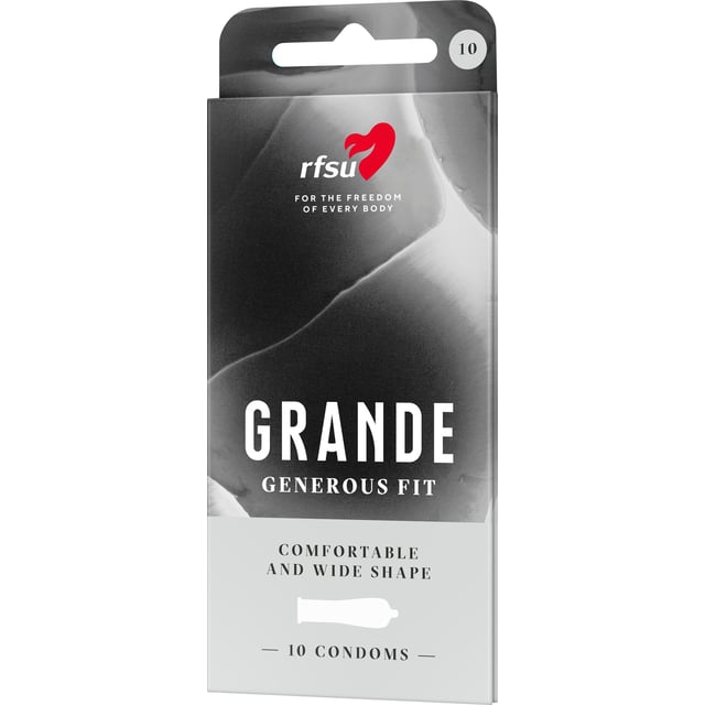 RFSU Grande kondomer 10 st | Sex & lust - Preventivmedel - Kondomer | Apoteka