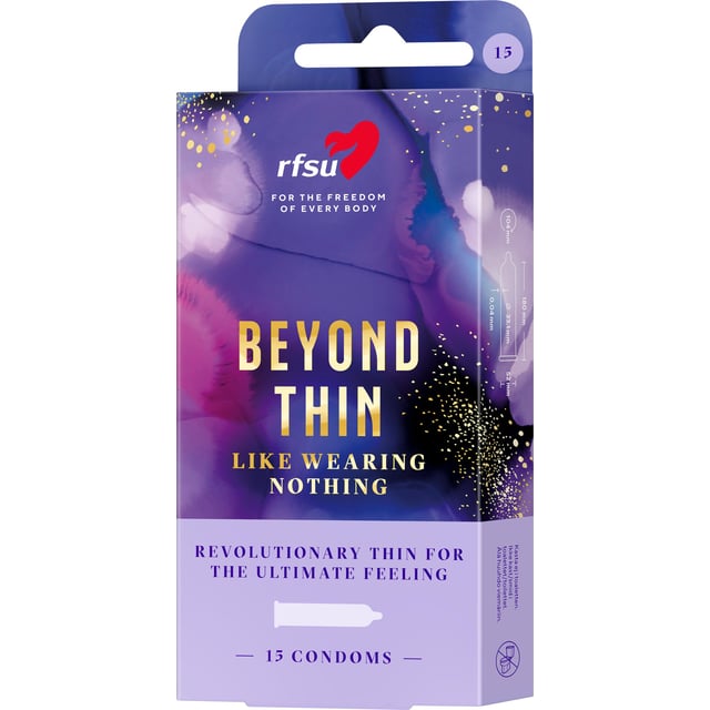 RFSU Beyond Thin kondomer 15 st | Sex & lust - Preventivmedel - Kondomer | Apoteka