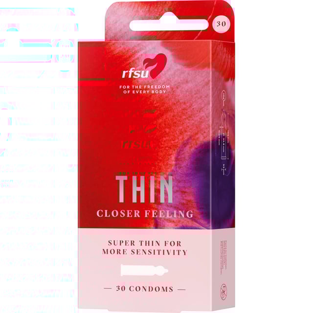 RFSU Thin kondomer 30 st | Sex & lust - Preventivmedel - Kondomer | Apoteka
