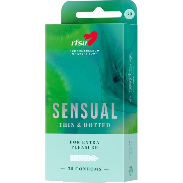 RFSU Sensual kondomer 30 st | Sex & lust - Preventivmedel - Kondomer | Apoteka