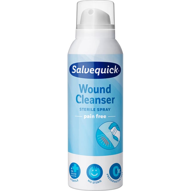 Salvequick Wound Cleanser Spray 100 ml | Baby, barn & förälder - Lilla apoteket - Sårtvätt för barn,Sår, bett & stick - Sår - Sårtvätt | Apoteka