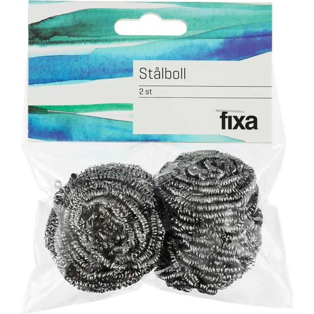 Fixa Stålboll 2 st | Hushåll - Hushållstillbehör | Apoteka