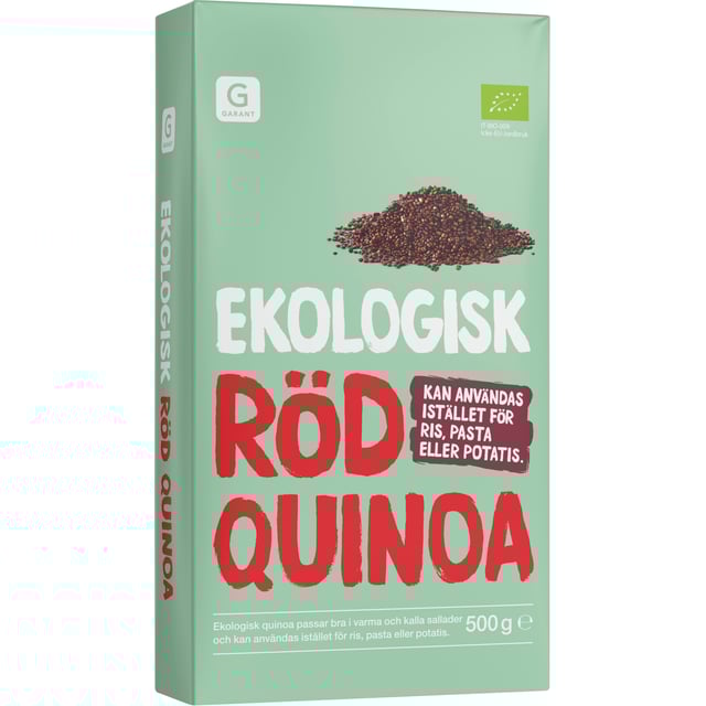 Garant Ekologisk Röd Quinoa 500g | Mat & dryck - Skafferi - Bulgur, quinoa & couscous | Apoteka
