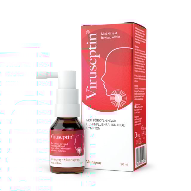 Viruseptin Munspray 20 ml | Förkylning - Förebygg förkylning | Apoteka