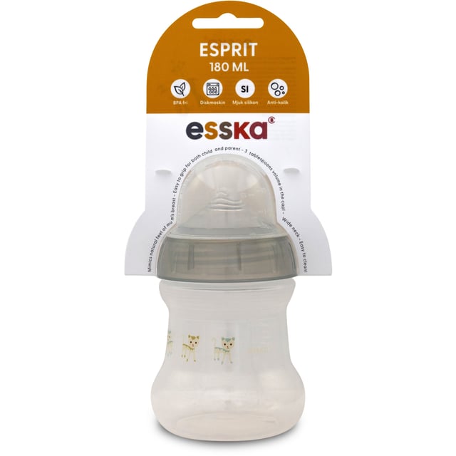esska Esprit Anti-Kolik Nappflaska 180 ml - Olika färger | Baby, barn & förälder - Mata - Nappflaskor & vällingflaskor | Apoteka