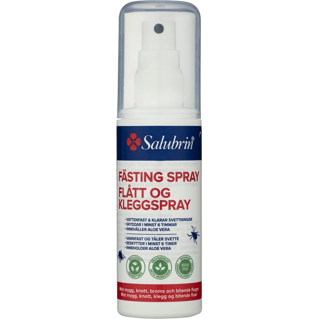 Salubrin Fästingspray 100ml | Sår, bett & stick - Bett & stick - Fästingbett,Baby, barn & förälder - Lilla apoteket - Bett & stick hos barn | Apoteka