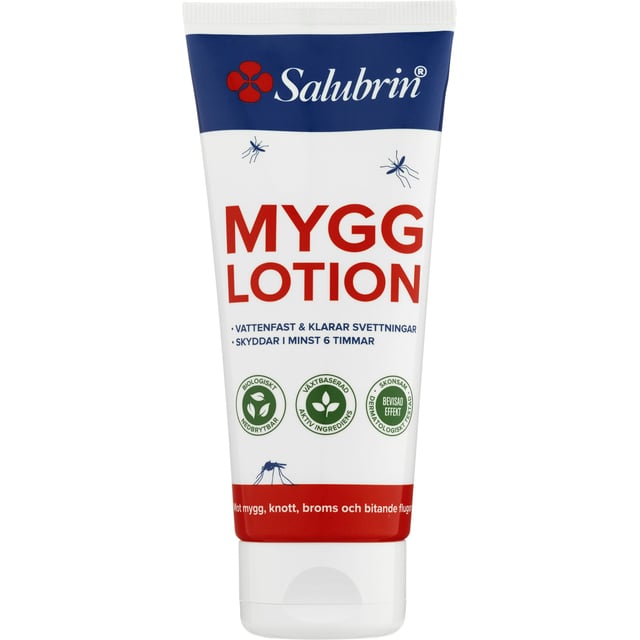 Salubrin Mygglotion 100 ml | Sår, bett & stick - Bett & stick - Myggbett,Baby, barn & förälder - Lilla apoteket - Bett & stick hos barn | Apoteka