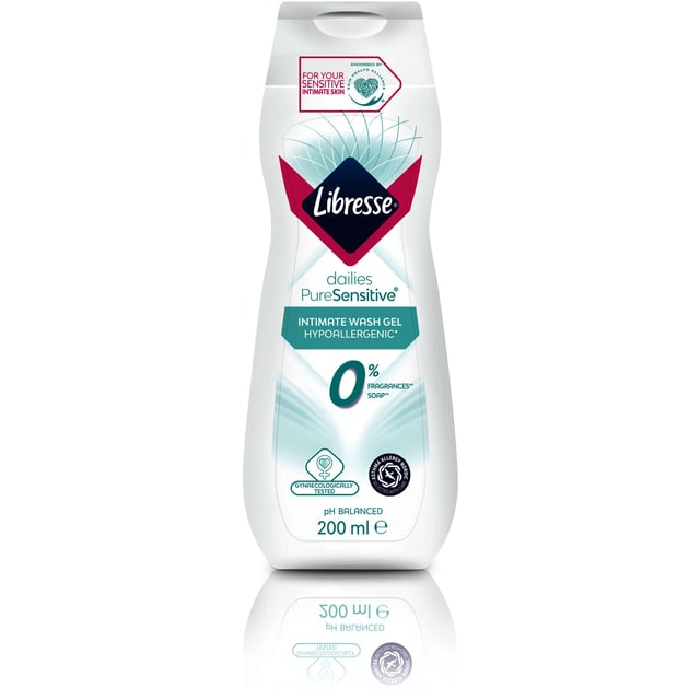 Libresse intimtvätt pure sensitive 200 ml 200 ml