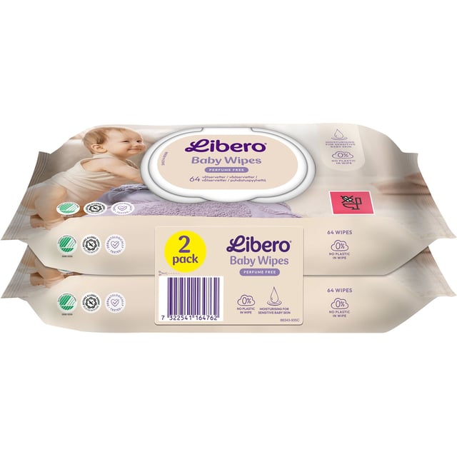 Libero Våtservetter 2-pack | Baby, barn & förälder - Blöjor & våtservetter - Våtservetter | Apoteka