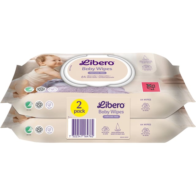 Libero Våtservetter 2-pack
