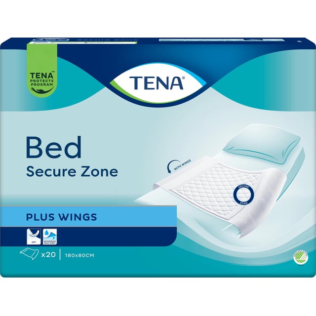 Tena Bed Plus Wings 180 x 80 cm | Intimvård - Underlivsbesvär - Inkontinens | Apoteka