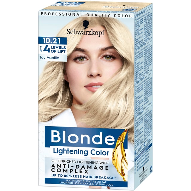 Schwarzkopf Blonde 10.21 Icy Vanilla 1 st | Hårvård - Hårfärg - Blekning & avfärgning | Apoteka
