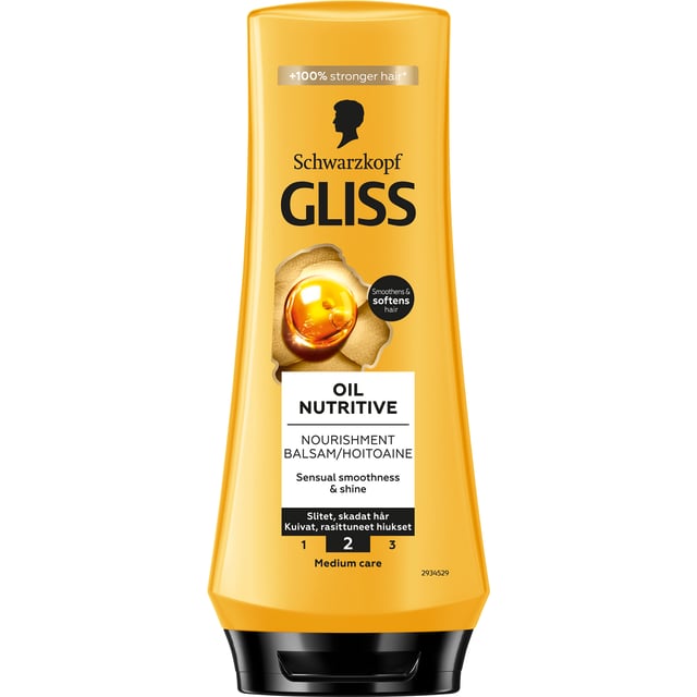 Schwarzkopf Gliss Hair Repair Oil Nutritive Nourish Conditioner 200 ml | Hårvård - Balsam - Balsam för skadat hår | Apoteka