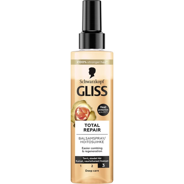 Schwarzkopf Gliss Total Repair Balsamspray 200 ml | Hårvård - Balsam - Balsamspray,Hårvård - Balsam - Leave-in balsam | Apoteka