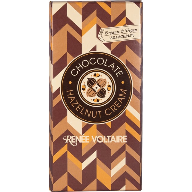 Renée Voltaire Chokladkaka Hasselnötskräm 100g EKO | Mat & dryck - Snacks & godis - Choklad | Apoteka