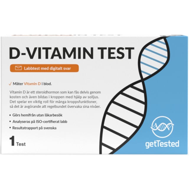 Get Tested D-Vitamin (Labbtest) | Hjälpmedel & säkerhet - Självtester | Apoteka