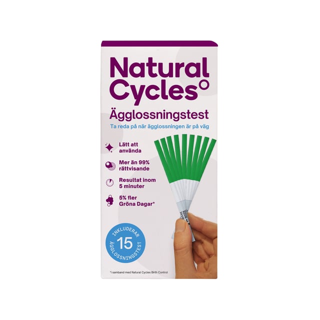 Natural Cycles Ägglossningstest 15 st | Sex & lust - Självtester - Ägglossningstest,Graviditet - Ägglossningstest,Hjälpmedel & säkerhet - Självtester | Apoteka