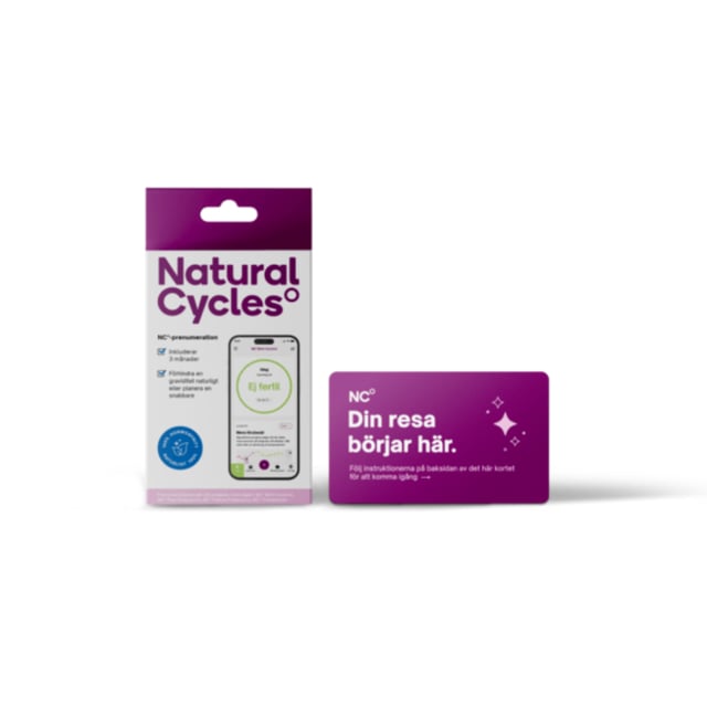 Natural Cycles Birth Control 3 Månadersprenumeration | Graviditet - Ägglossningstest | Apoteka