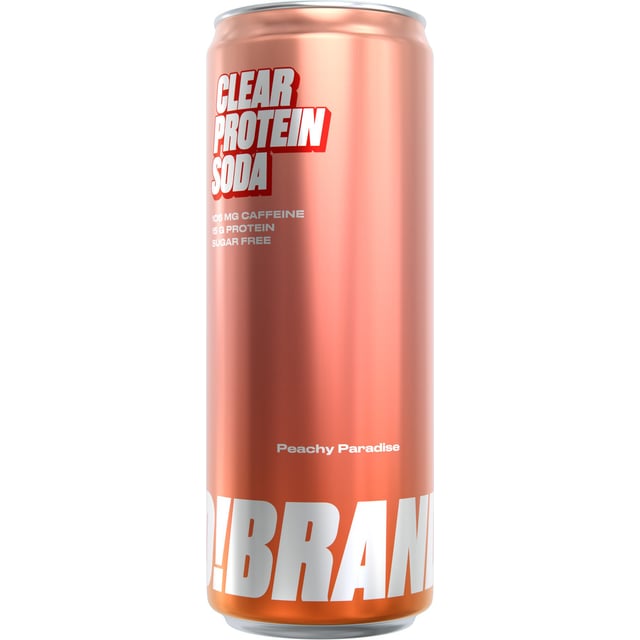 ProBrands Clear Protein Soda Peachy Paradise 330 ml | Mat & dryck - Drycker - Funktionell dryck | Apoteka