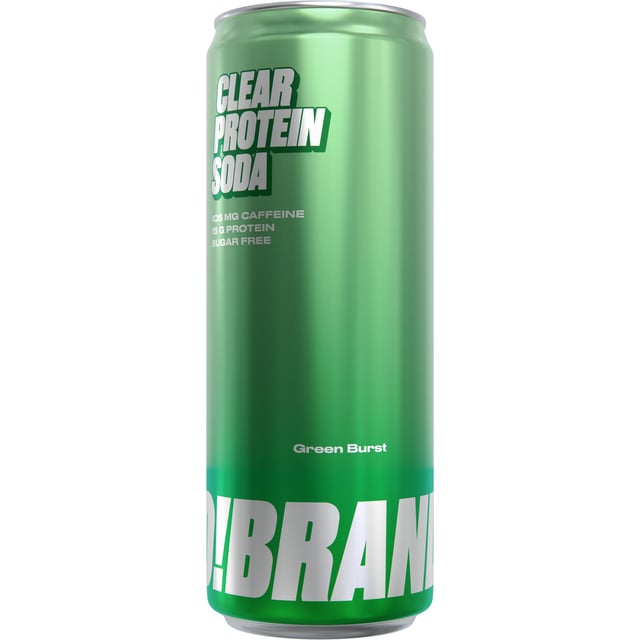 ProBrands Clear Protein Soda Green Burst 330 ml | Mat & dryck - Drycker - Funktionell dryck | Apoteka