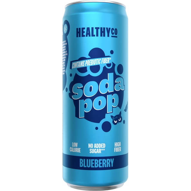 Healthyco Soda Pop Blueberry 330 ml | Mat & dryck - Drycker - Funktionell dryck | Apoteka