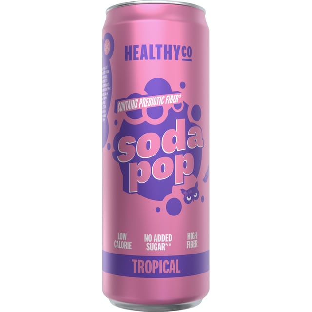 Healthyco Soda Pop Tropical 330 ml | Mat & dryck - Drycker - Funktionell dryck | Apoteka