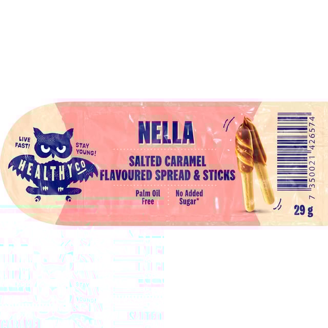 Healthyco Nella Salted Caramel Sticks 29 g | Mat & dryck - Snacks & godis - Godis,Mat & dryck - Snacks & godis - Choklad | Apoteka