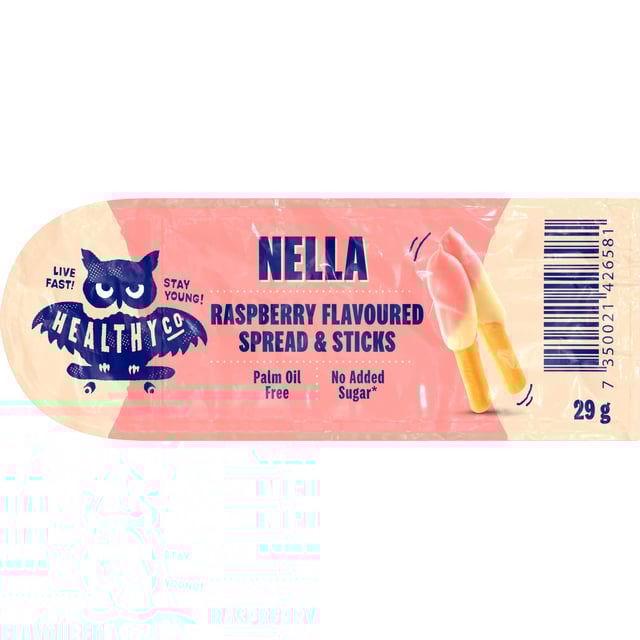 Healthyco Nella White Choco Raspberry Sticks 29 g | Mat & dryck - Snacks & godis - Godis,Mat & dryck - Snacks & godis - Choklad | Apoteka
