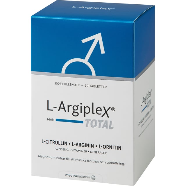 L-Argiplex Total Man 90 kapslar | Vitaminer & kosttillskott - Vitaminer & mineraler - Multivitamin - Multivitamin för män,Vitaminer & kosttillskott - Vitaminer & mineraler - B-vitaminer - B-vitaminkomplex,Vitaminer & kosttillskott - Vitaminer & mineraler - Magnesium,Vitaminer & kosttillskott - Energi & fokus | Apoteka