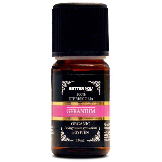 Better You Geraniumolja EKO Eterisk 10 ml | Hudvård - Kroppsvård - Kroppsolja - Eteriska oljor,Hushåll - Doftljus & rumsdofter | Apoteka