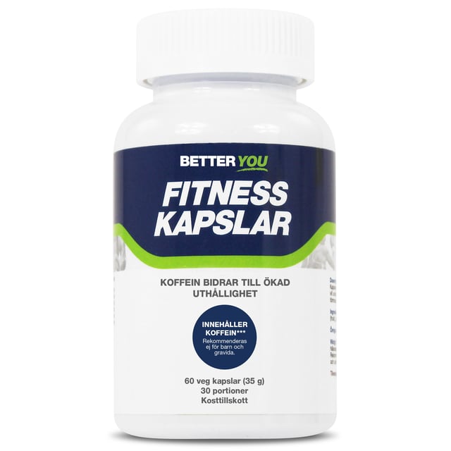 Better You Fitness Kapslar Koffein 60 kapslar | Viktkontroll - Viktminskning,Vitaminer & kosttillskott - Energi & fokus | Apoteka