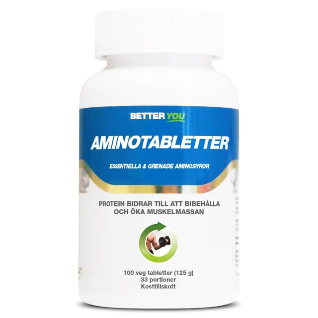 Better You Aminotabletter 100 tabletter | Vitaminer & kosttillskott - Aminosyror | Apoteka