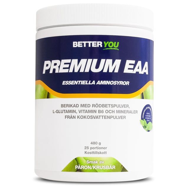 Better You Premium EAA Päron & Krusbär 480 g | Träning - Aminosyror - EAA,Vitaminer & kosttillskott - Aminosyror | Apoteka