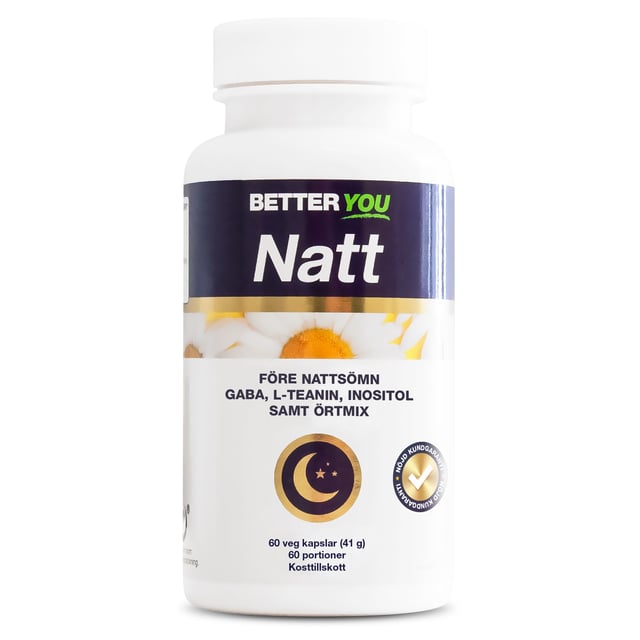 Better You Natt 60 kapslar | Vitaminer & kosttillskott - Lugn & ro,Vitaminer & kosttillskott - Sömn | Apoteka