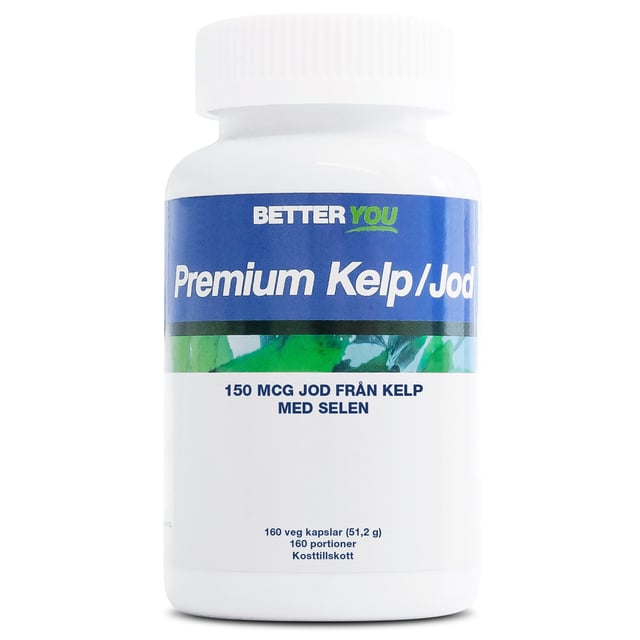 Better You Premium Kelp & Jod 160 kapslar | Vitaminer & kosttillskott - Vitaminer & mineraler - Jod | Apoteka