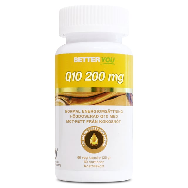 Better You Q10 200mg 60 kapslar | Vitaminer & kosttillskott - Q10,Vitaminer & kosttillskott - Energi & fokus | Apoteka