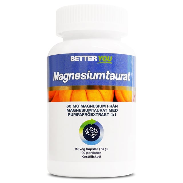 Better You Magnesiumtaurat 90 kapslar | Vitaminer & kosttillskott - Vitaminer & mineraler - Magnesium | Apoteka